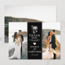 Search for destination wedding thank you cards Black