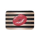 Search for lips bath mats Kiss