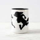 Search for rabbit silhouette mugs Vintage
