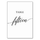 Search for 15 tables table cards For her