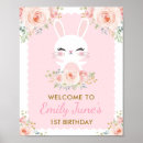 Search for bunny birthday party posters Floral