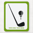 Recherche de balle golf tapis souris Vert