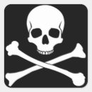 Recherche de crossbone autocollants Crâne