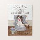 Recherche de cavalier king charles spaniel puzzles Canine
