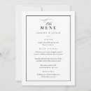 Search for formal dinner menus Calligraphy