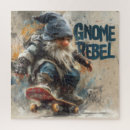 Search for gnome puzzles Illustration