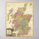 Search for scotland map posters Hand