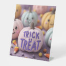 Search for trick or treat signs Candy