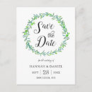 Search for wreath save the dates Green