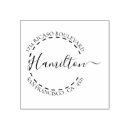 Search for circular rubber stamps Typography