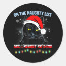 Search for naughty list stickers Winter
