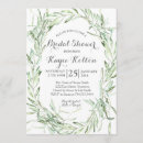 Search for olive branch bridal shower invitations Greenery