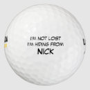 Search for name golf balls Lost