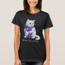 Search for purple ribbon tshirts Cat