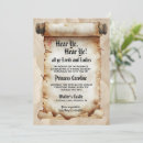 Search for scroll invitations Medieval