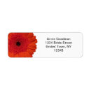 Search for daisies return address labels Red
