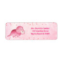 Search for pre addressed return address labels Pink