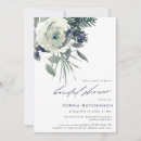 Search for navy and white bridal shower invitations Calligraphy