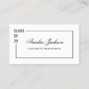 Recherche de diplôme universitaire cartes visite Noir et blanc