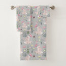 Search for easter rabbit bath towels Pink
