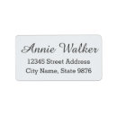 Search for modern monogram return address labels Custom