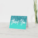 Search for teal turquoise thank you cards Elegant