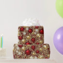 Search for glam christmas wrapping paper Red