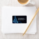 Search for tree lights return address labels Elegant