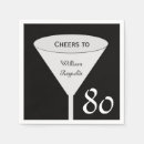 Search for 80th birthday napkins Eighty