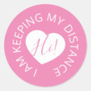 Search for social distancing stickers Pink