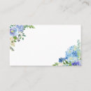 Search for blue hydrangeas place cards Greenery