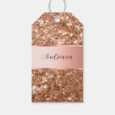 Search for rose gold gift tags Glitter