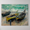 Recherche de bateaux pêche monet posters Classique