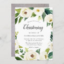 Search for white christening invitations Girl