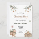 Search for brown christmas invitations Watercolor