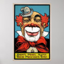 Recherche de clown vintage posters Rétro