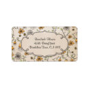 Search for whimsical floral return address labels Doodle