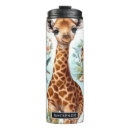 Search for giraffes travel mugs Baby giraffe