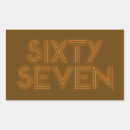 Search for number 67 stickers Sixty seven