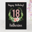Recherche de name birthday cards Floral