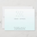Search for ice blue save the dates Minimalist
