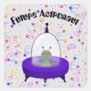 Search for space alien stickers Flying saucer