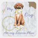 Search for teacher dog stickers Back to school