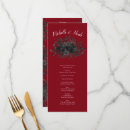 Search for black red wedding programs Flowers