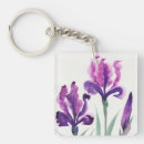 Search for irises square keychains Botanical