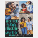 Search for 3 photo blankets Typography