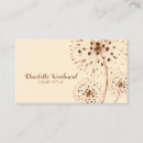 Search for dandelion business cards Watercolor