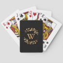 Search for floral playing cards Initial