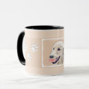 Search for dog with ball mugs Golden retriever