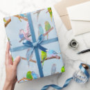 Search for parakeet wrapping paper Bird